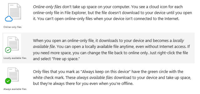 new onedrive sync client check out local file